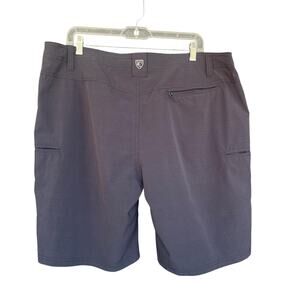 Kuhl Shorts Mens 38 Gray Ripstop Polyester Outdoor Hiking Trail Lightweight